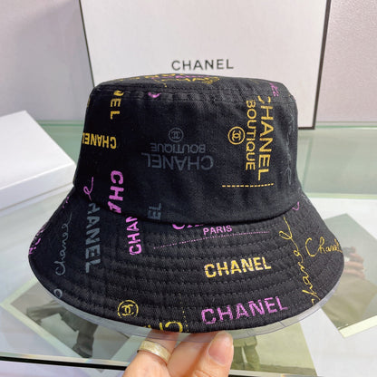 Sombrero tipo pescador con estampado de letras a la moda
