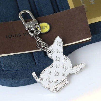 Porte-clés pour chien monogrammé