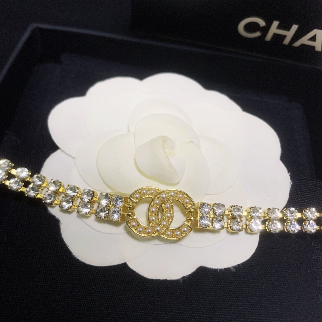 Bracelet ajustable Double Cristal Diamant