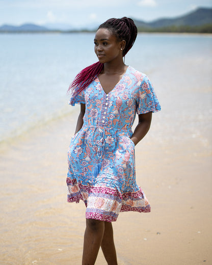 Robe courte Aqua Sunbird