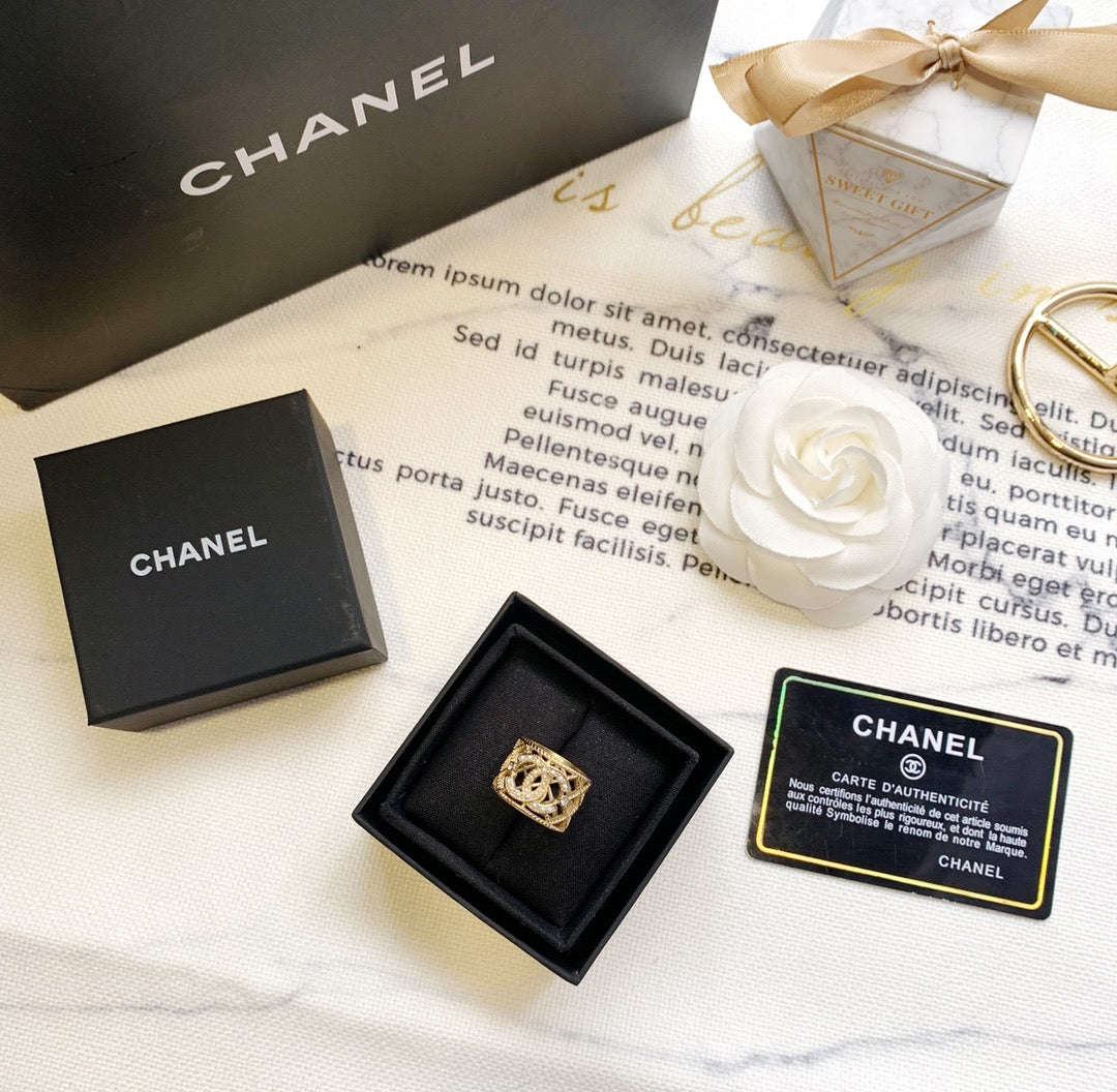 Bague Perle Grille