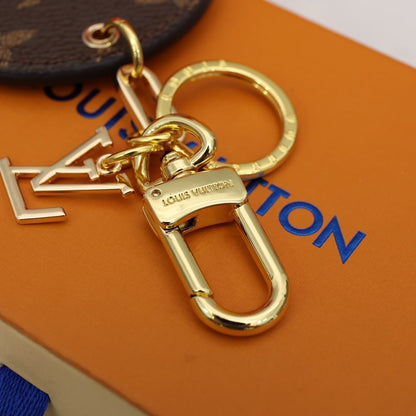 Porte-clés pendentif en cuir de basketball