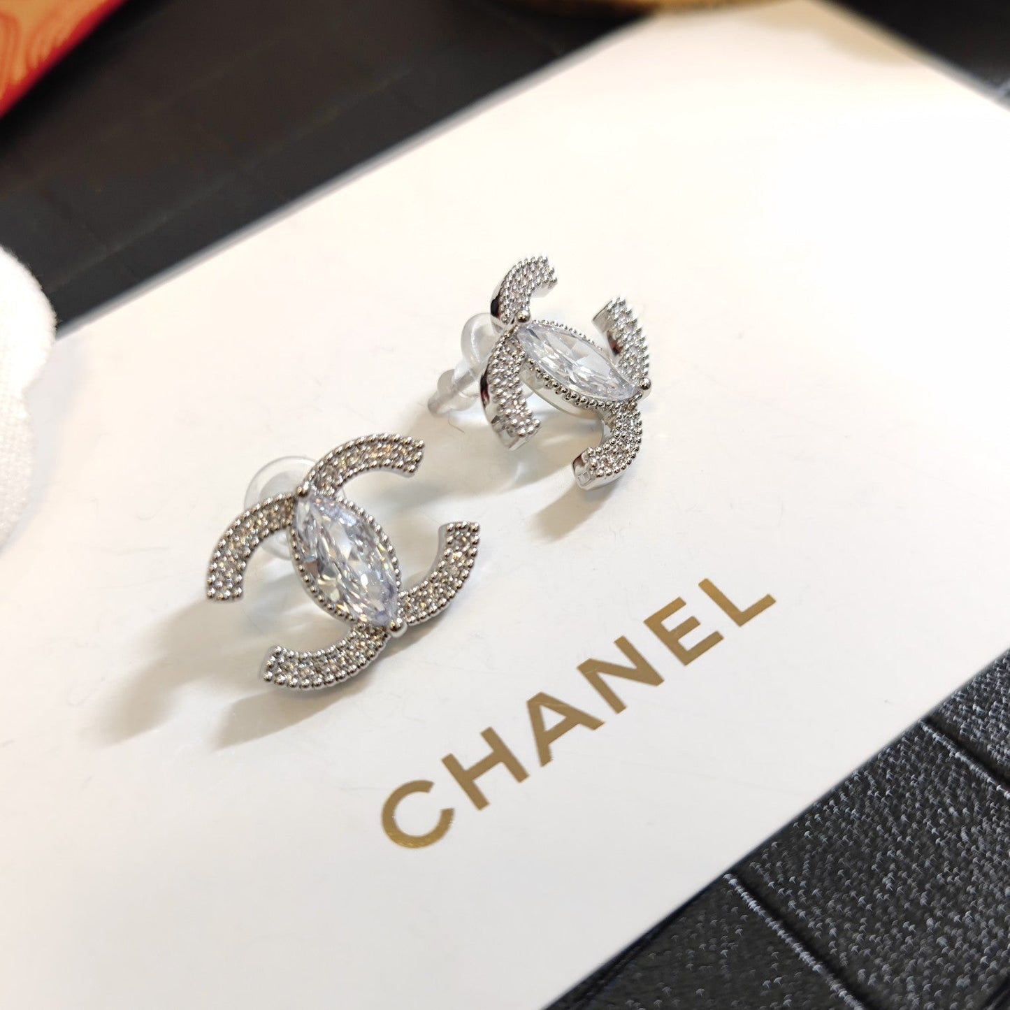 Pendientes de Cristal y Diamantes de Moda