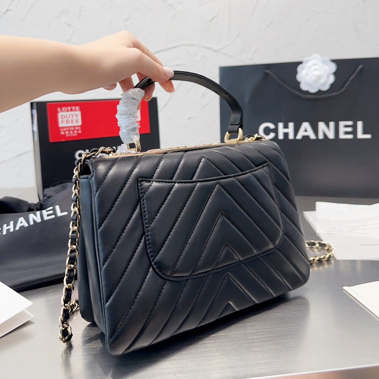Sac à chaîne vintage tendance