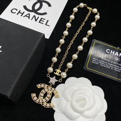 Collier ajustable de perles tempérament étoile