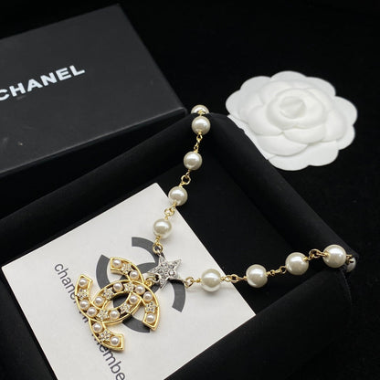 Collier ajustable de perles tempérament étoile