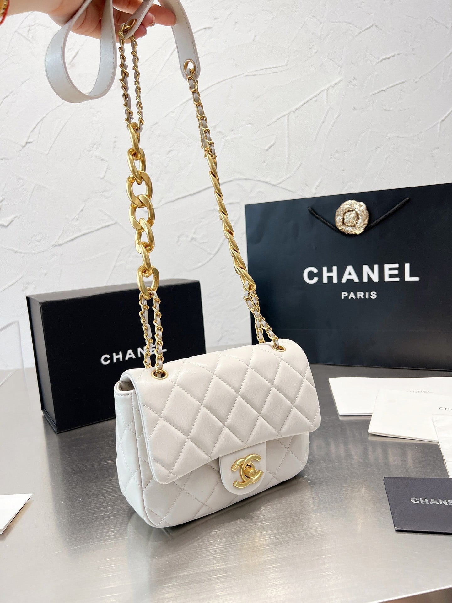 Sac carré Creative Chain