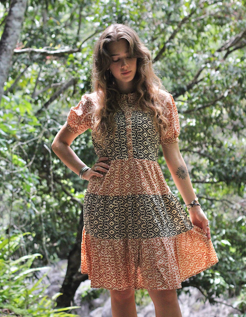 Robe courte Piya en Taal