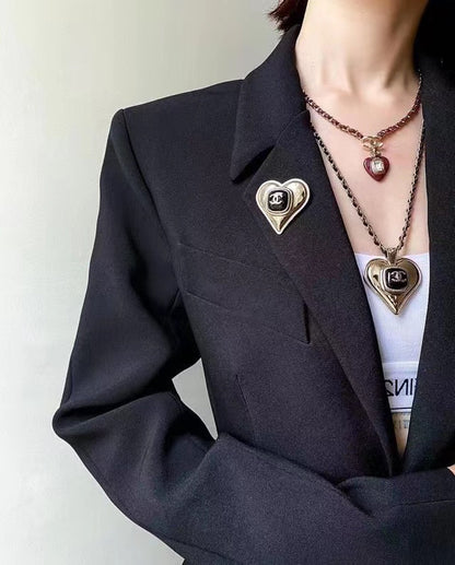 Broche Cœur Tempérament