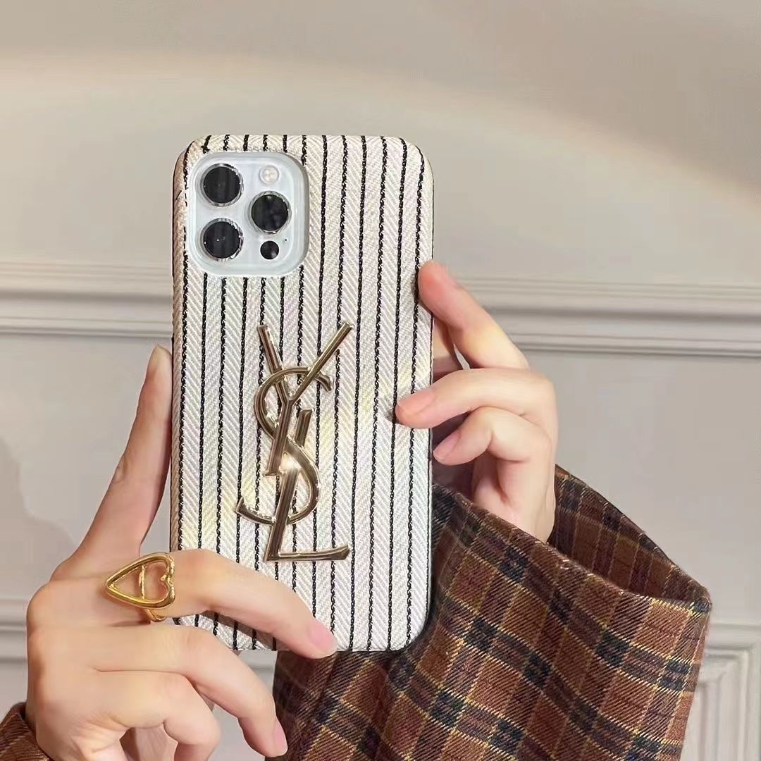 Étui en cuir imprimé crocodile