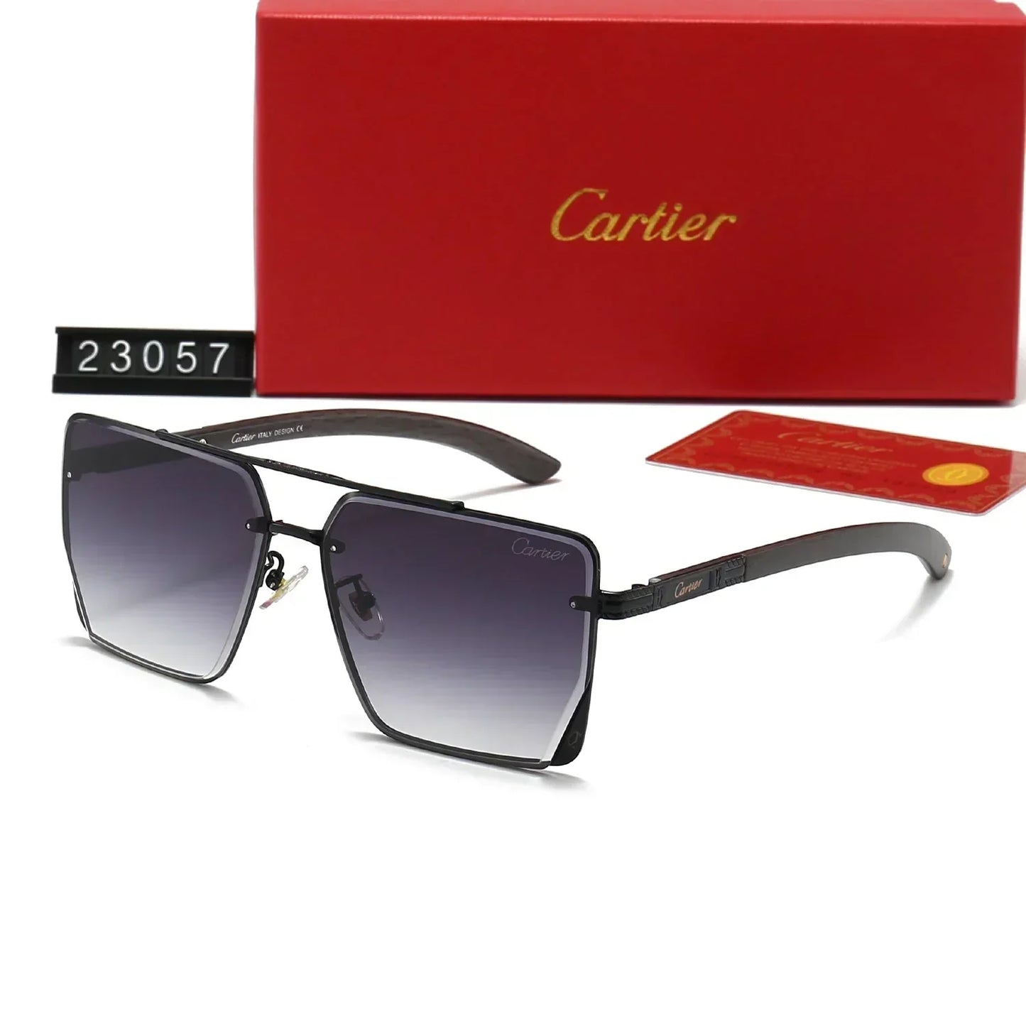 Lunettes de soleil rétro en métal