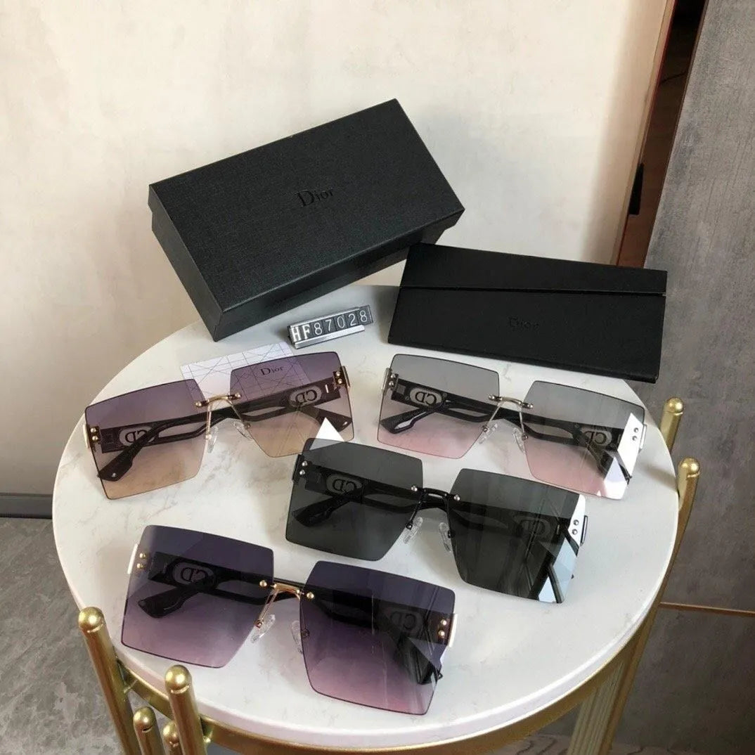 Lunettes de soleil D87028 de mode 4 couleurs