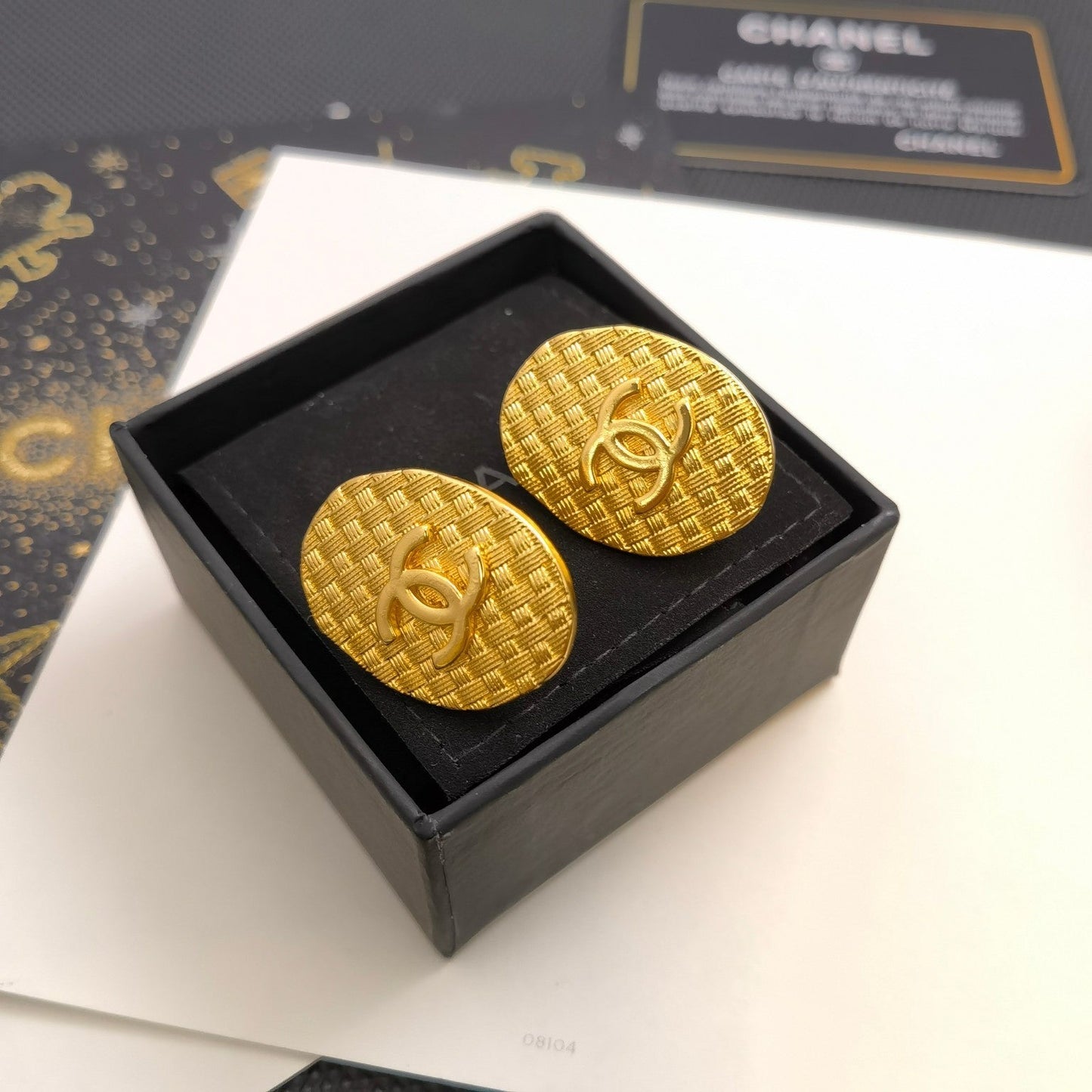 Pendientes de oro vintage