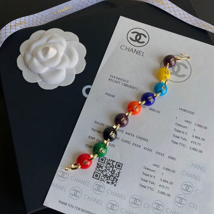 Pulsera de Cuentas Arcoíris con Temperamento