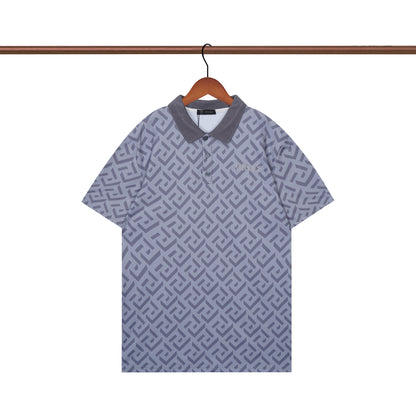 Polo tricoté classique bleu
