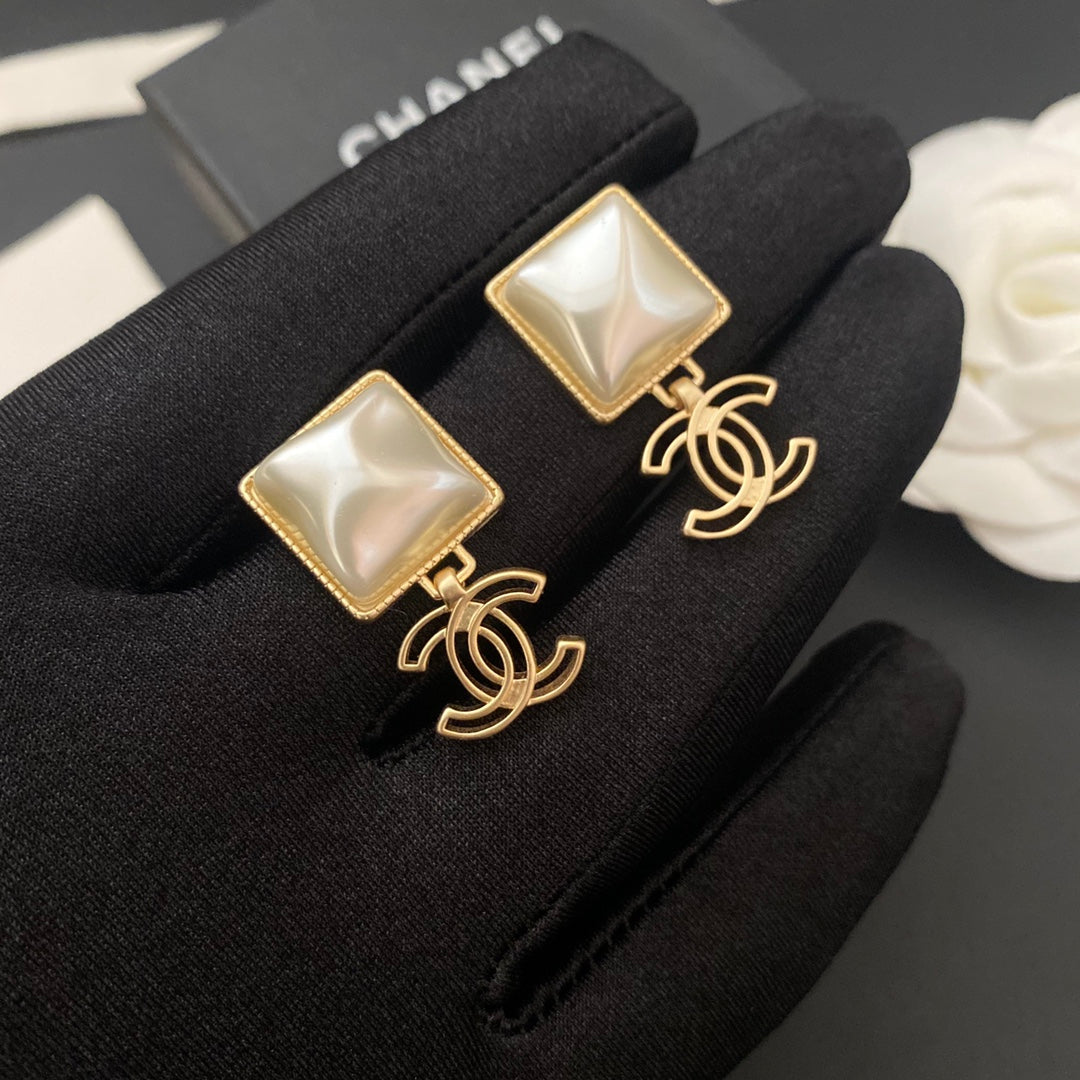 Pendientes de perlas vintage