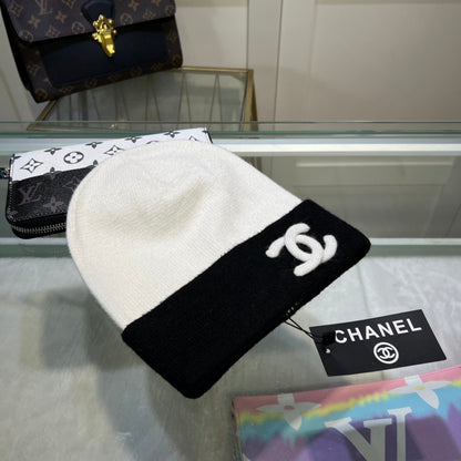 Gorro de lana de cachemira versátil para mujer