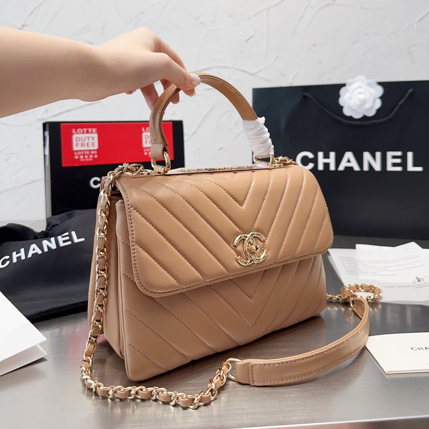 Sac à chaîne vintage tendance