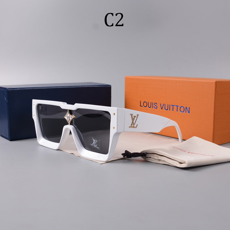 2024 nouvelles lunettes de soleil carrées unisexe 1486