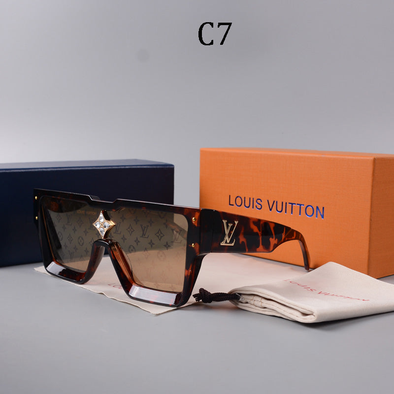 2024 nouvelles lunettes de soleil carrées unisexe 1486