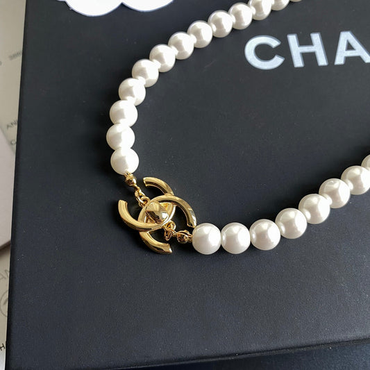 Bracelet Double C Perle