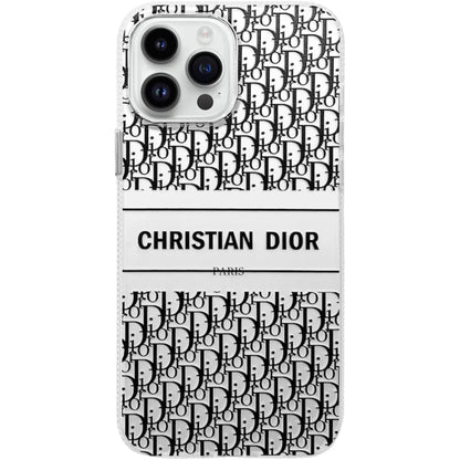 Coque transparente à motif rétro