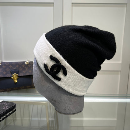 Gorro de lana de cachemira versátil para mujer