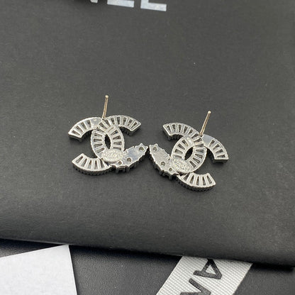 Pendientes de perlas de cristal