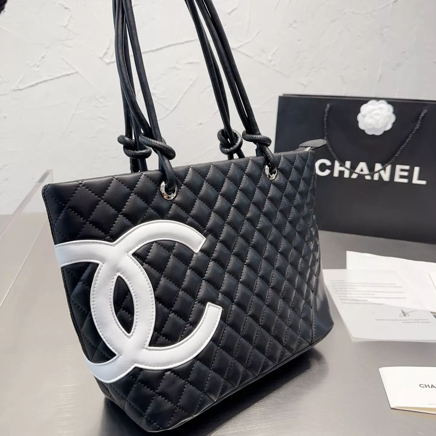 Bolso tote de cuero Cambon