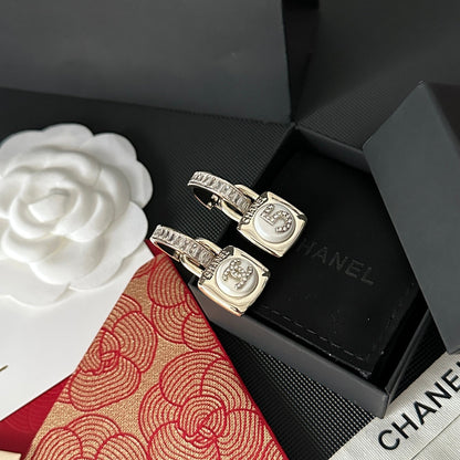 Boucles d'oreilles pendantes Cadenas Diamant