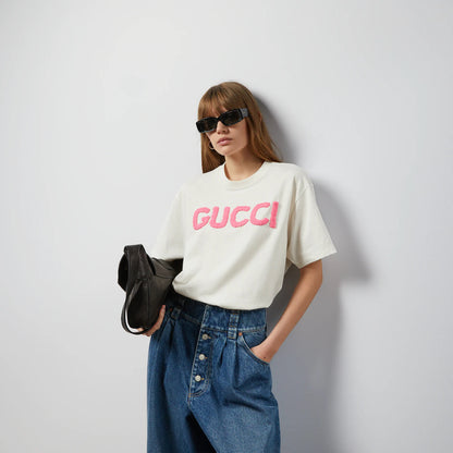 T-SHIRT COURT EN JERSEY DE COTON