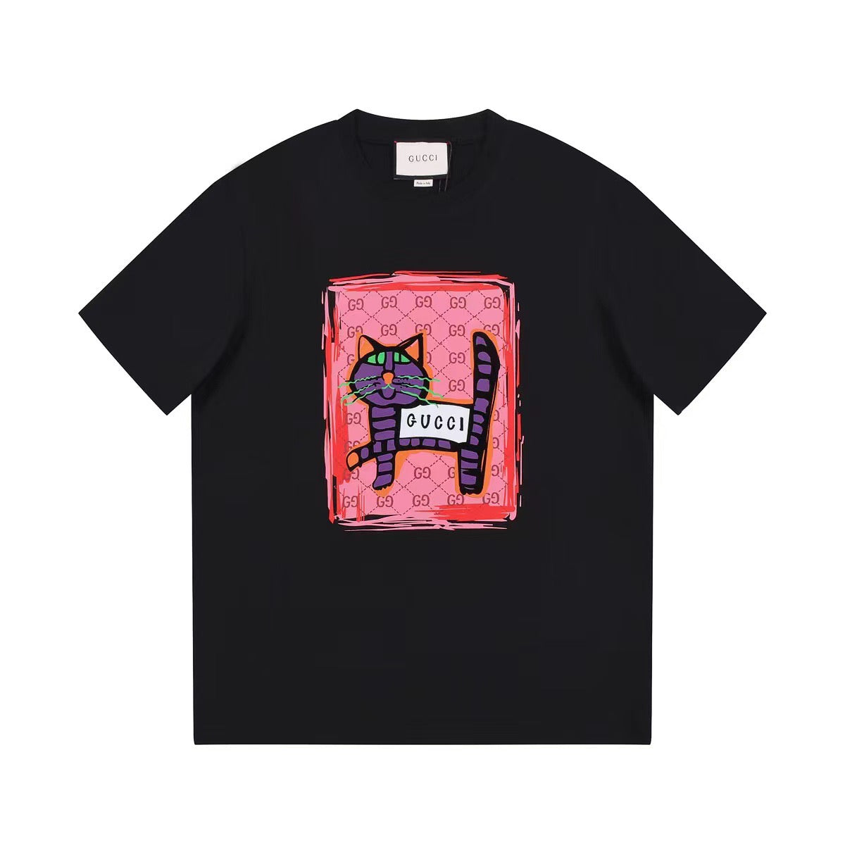 T-shirt Imprimé Chat