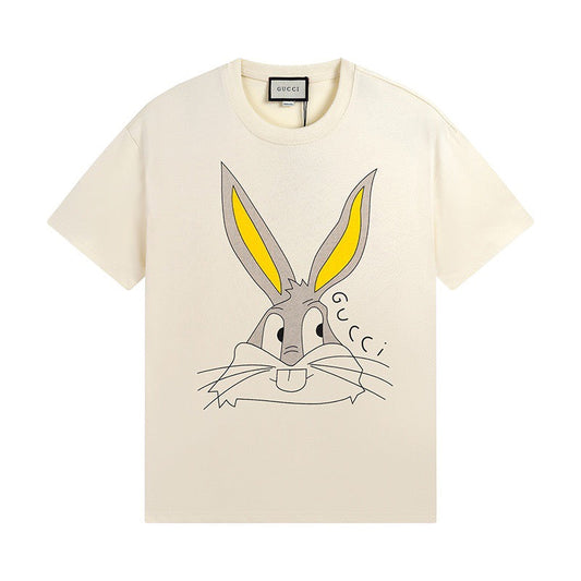 Camiseta con estampado de conejito