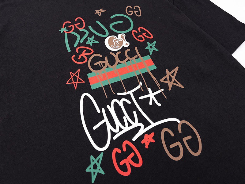 T-shirt imprimé graffiti