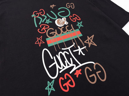 T-shirt imprimé graffiti