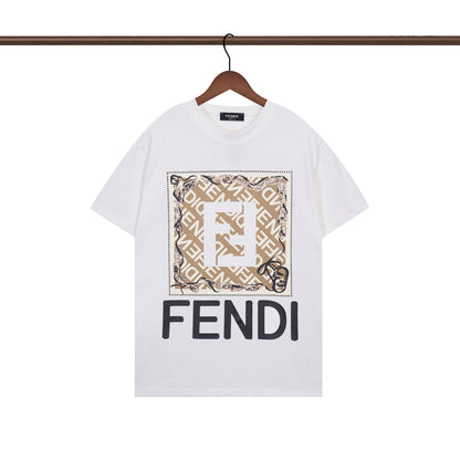 T-shirt imprimé lettre F simple