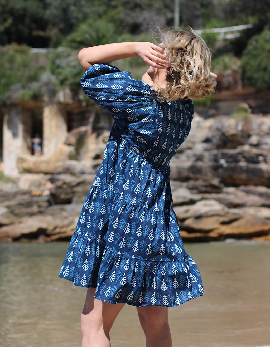 Neera Short Dress in Neela