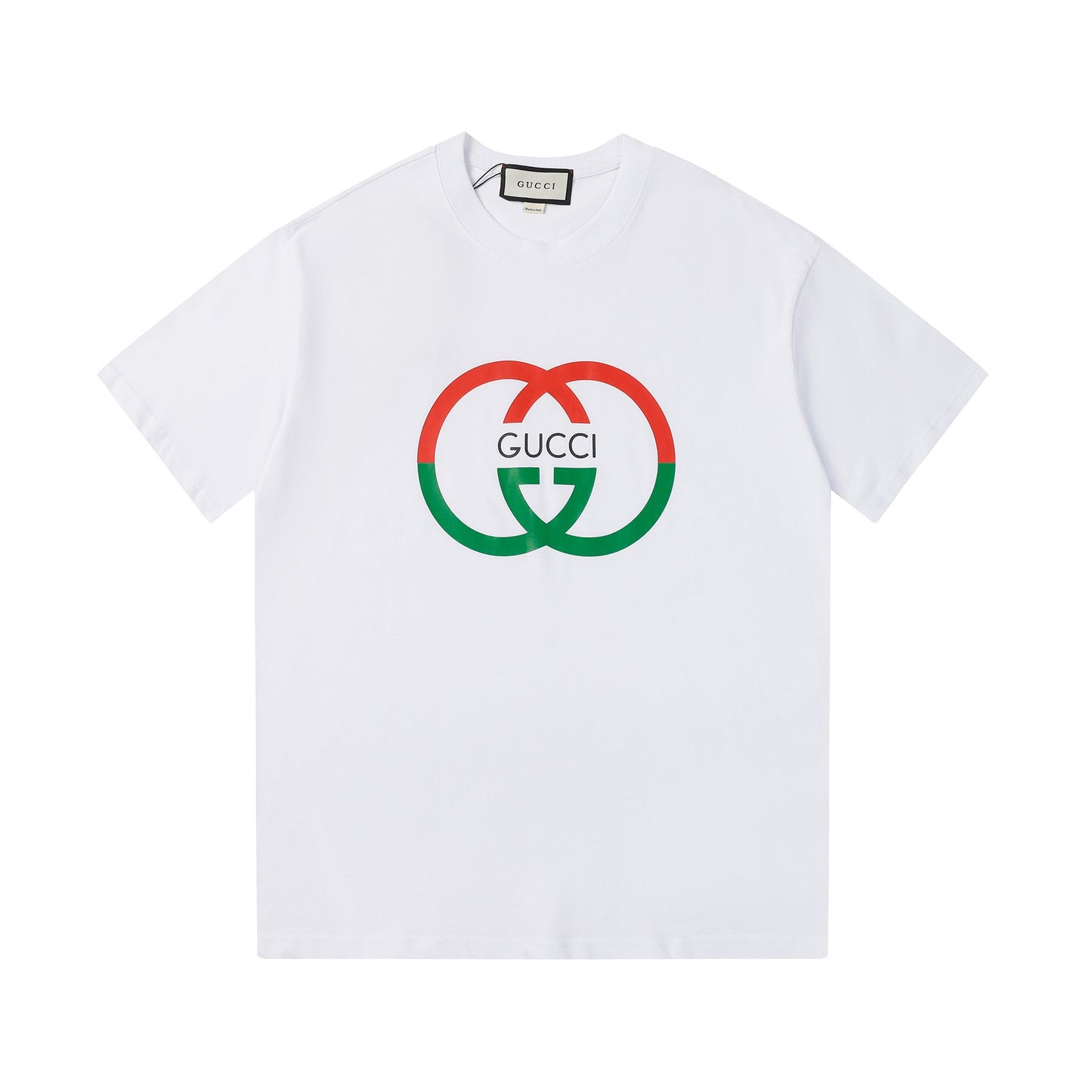 T-shirt imprimé double cercle