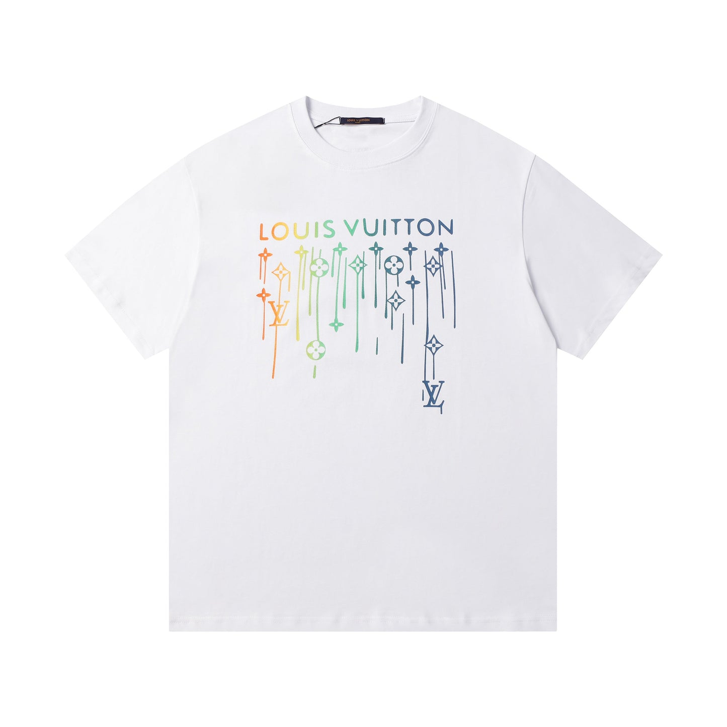 T-shirt imprimé bonbon arc-en-ciel