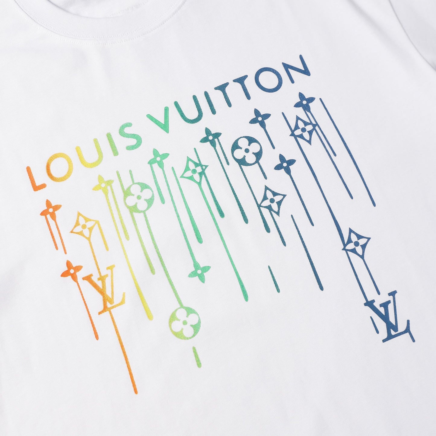 T-shirt imprimé bonbon arc-en-ciel