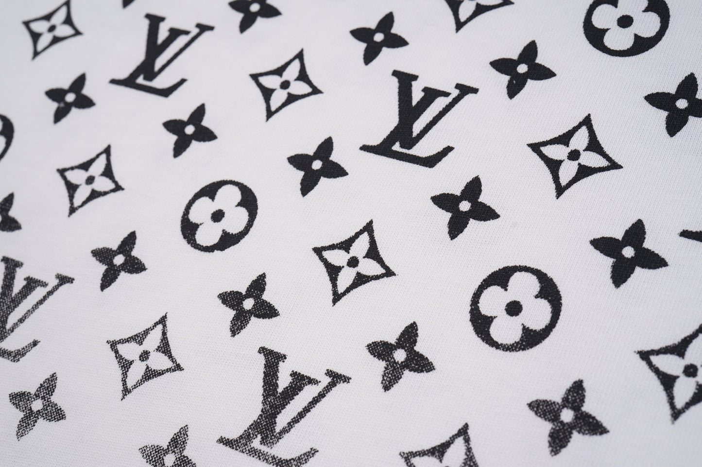 T-shirt à imprimé lettres dégradées