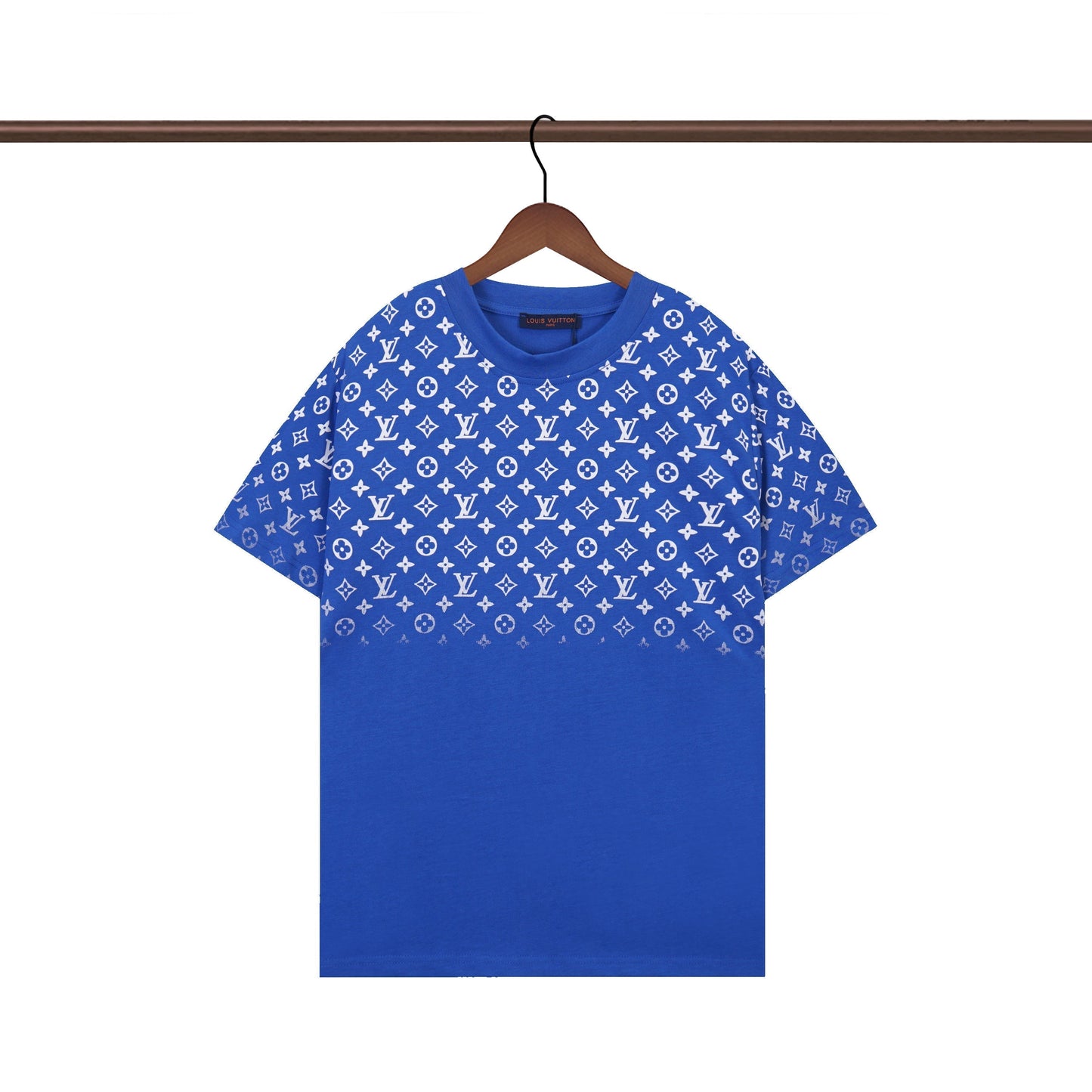 T-shirt à imprimé lettres dégradées