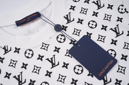 T-shirt à imprimé lettres dégradées