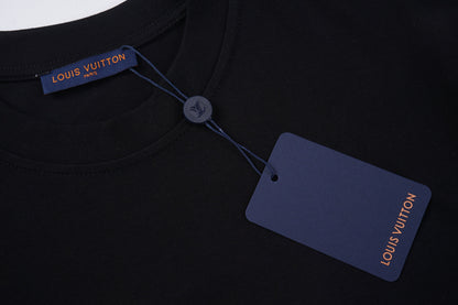 T-shirt à imprimé lettres irrégulier