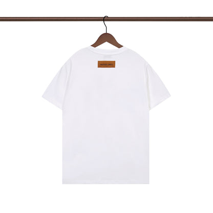 T-shirt asymétrique à carreaux pour femme
