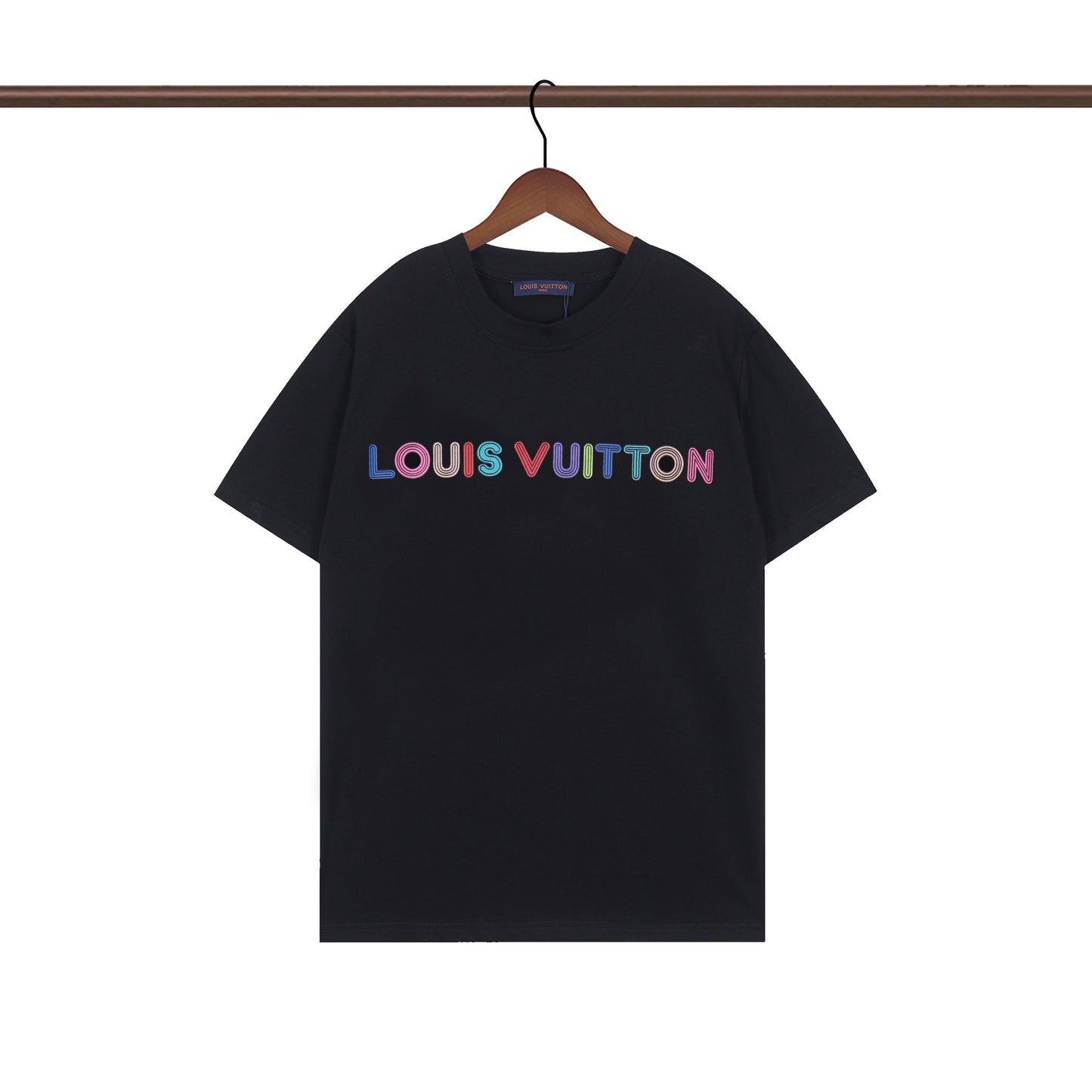 T-shirt à imprimé lettres irrégulier