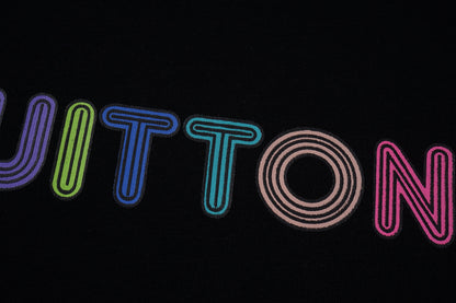 T-shirt à imprimé lettres irrégulier