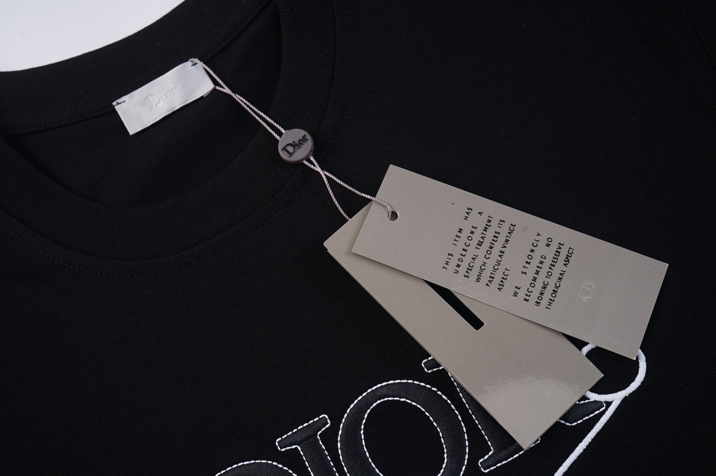 T-shirt vintage en coton imprimé