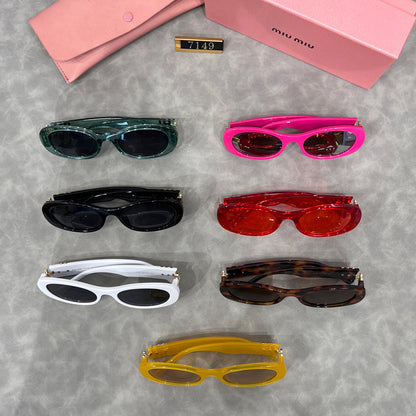 Lunettes de soleil ovales rétro tendance pour femmes