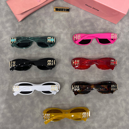 Lunettes de soleil ovales rétro tendance pour femmes